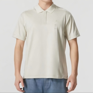 Adidas阿迪达斯男子运动休闲透气简约纯色日常时尚POLO衫 JE6666