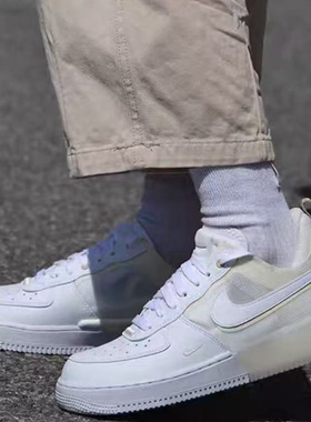 Nike耐克Air Force1空军一号男子低帮潮流百搭休闲板鞋DM0573-100