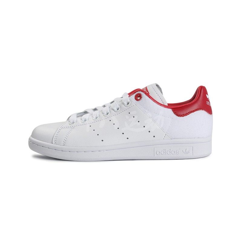 ADIDAS阿迪达斯STANSMITH女经典红尾轻便休闲小白鞋板鞋FY3130