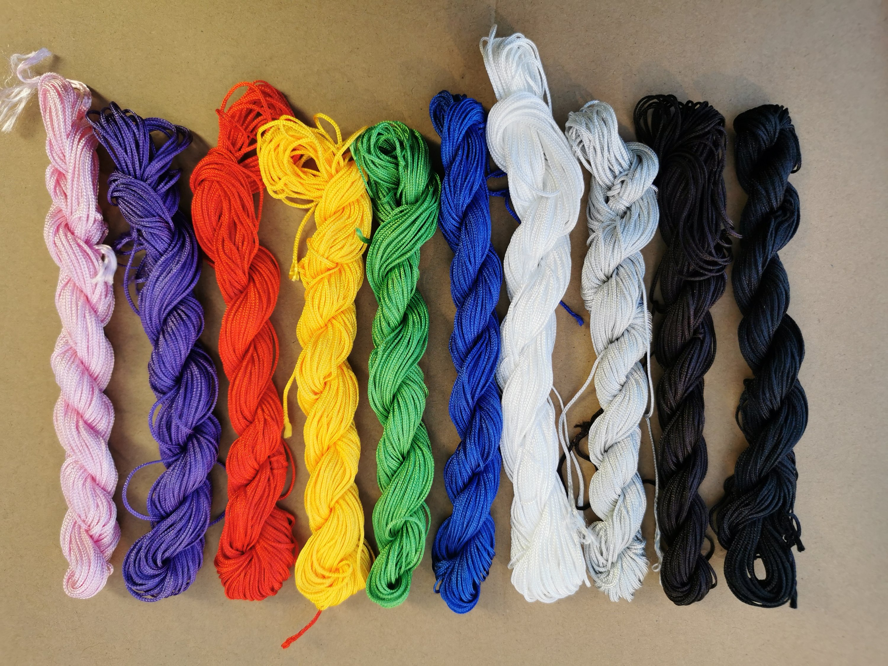 麻花玉线编制线绳串珠编织线