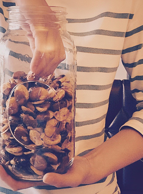 masonjar2升大容量梅森罐美式密封罐烟丝保湿罐家用隔水炖果酱瓶