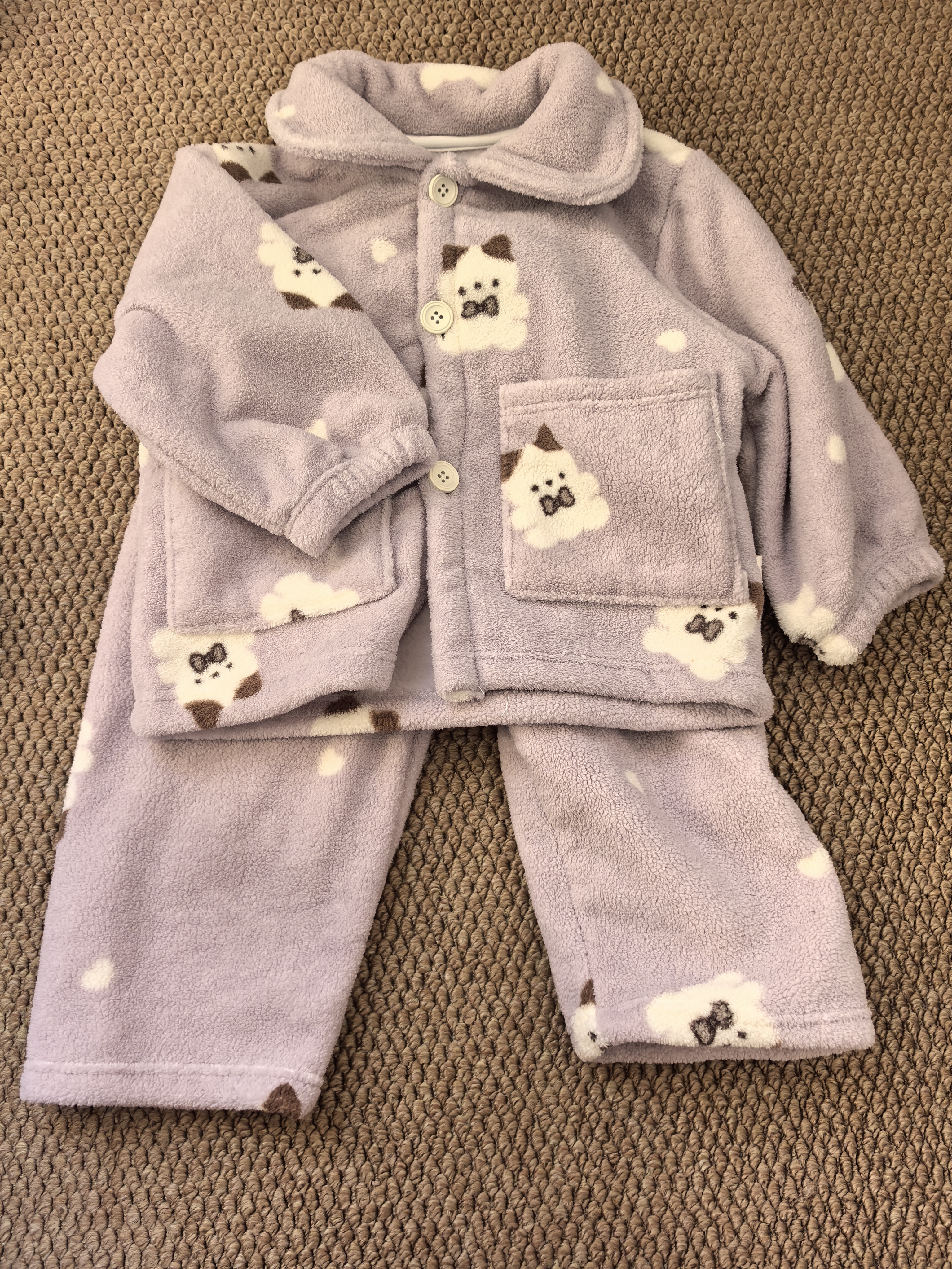 儿童家居服秋冬新款宝宝睡衣女童小衣服冬装保暖童装男童内衣套装