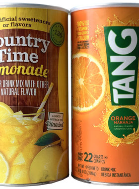 美国果珍Tang橙子冲饮粉/ 柠檬冲饮粉维生素C 甜橙果汁2.04kg饮料