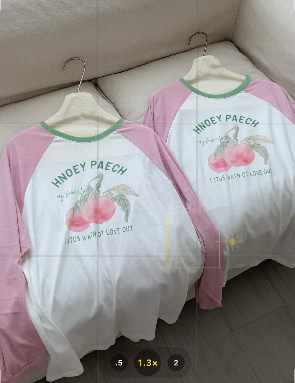 人间蜜桃吖！夏季薄款小清新粉绿撞色长袖T恤女宽松休闲防晒衫