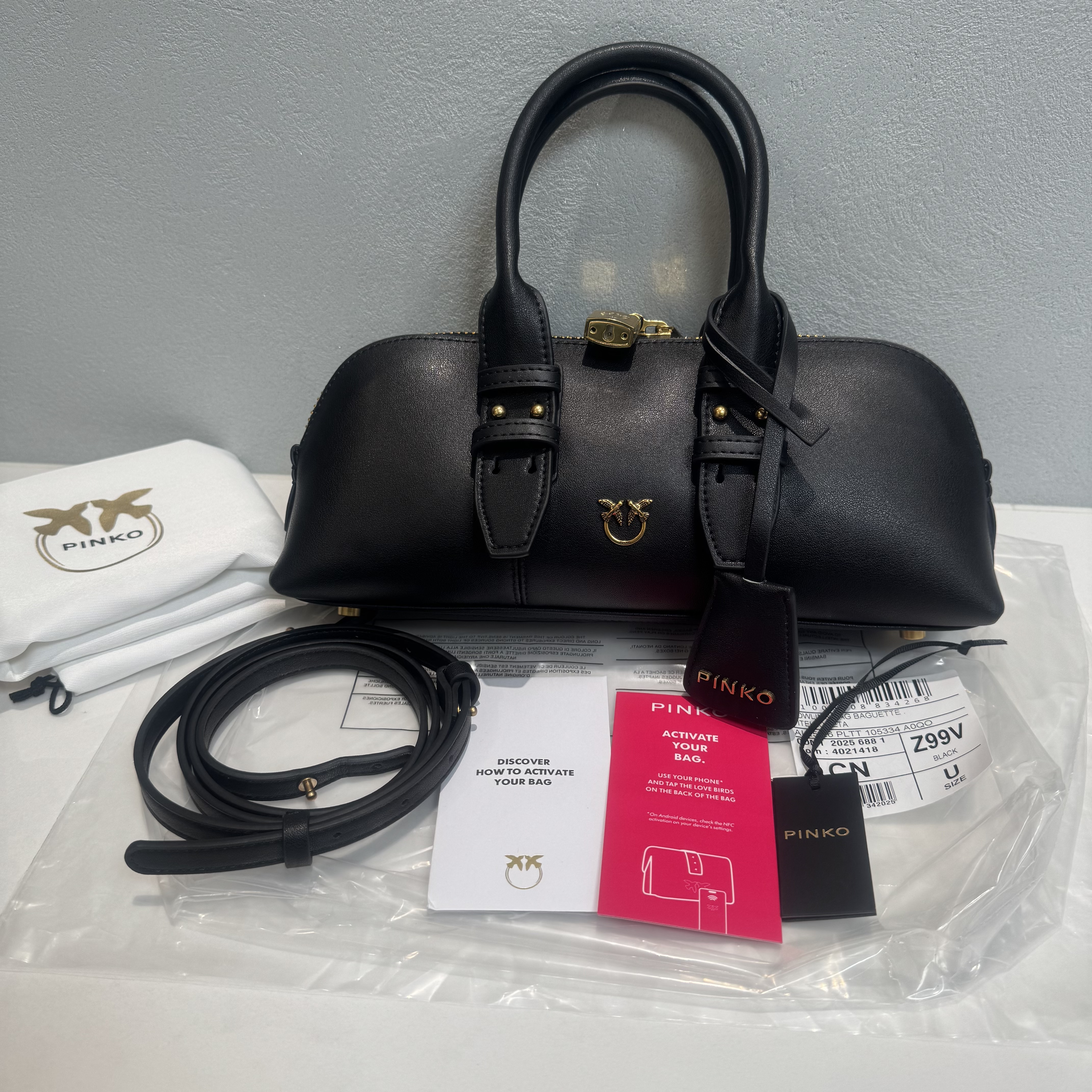 thumbnail for 2026 New Model Genuine Leather Women's Bag, Sausage Bag, Niche Design, Handbag Bowling Bag, Fashionable Shoulder Crossbody Bag
