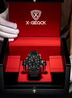 跨境外贸电子手表男款韩版多功能青少年户外运动夜光学生双显批发