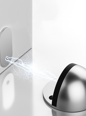 免打孔档门器不锈钢磁性防撞门吸玻璃门防风缓冲硅胶限位器龟阻器