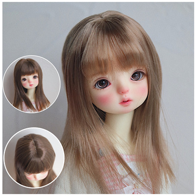 taobao agent ◆ Sweet Wine BJD ◆ [Kaka Planet] Six minutes 6 minutes wigs and half -time wigs of milk silk bangs buckle