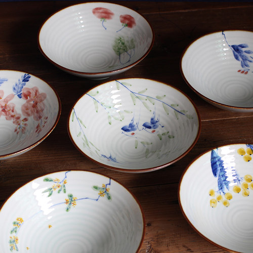 纯手工瓷釉下彩青花碗碟家用饭碗