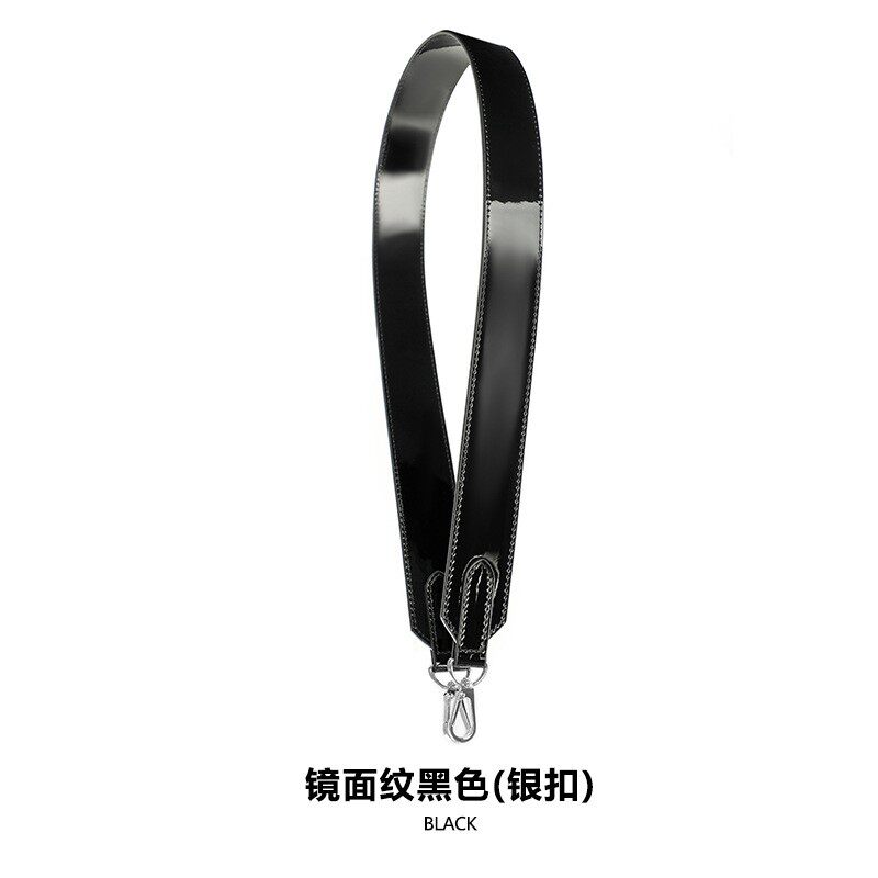 适用改造蔻驰亮漆皮法棍包宽肩带juliet替换带Teri腋下包带子真皮
