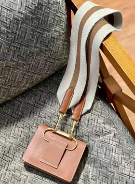 康康constance猪鼻子roulis替换带ep改造slim真皮腰包单肩斜跨带