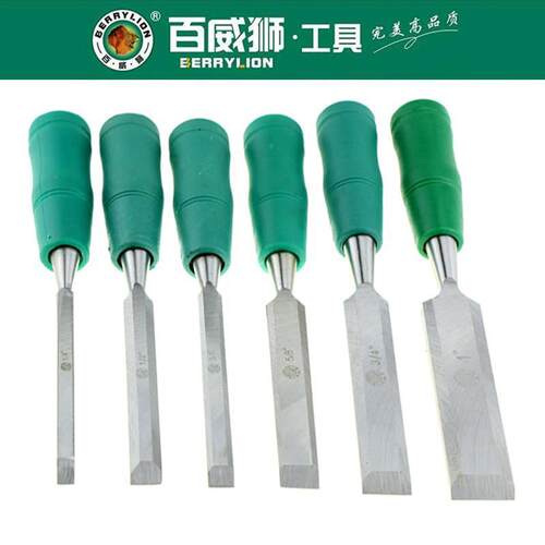 精品穿心木工凿 凿子 刻花凿 DIY工具 扁凿 木凿 开糟凿 木工工具