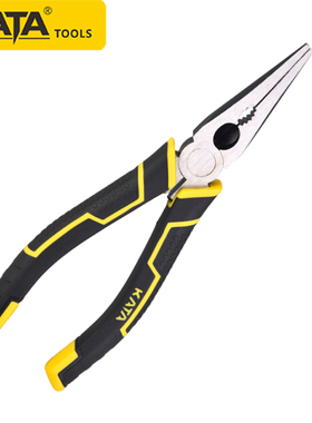 锴达 KATA 钳子6英寸工业尖嘴钳多功能尖咀钳尖口钳铬钒钢KT19116