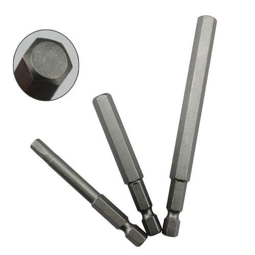 1/4内六角批头批咀气动电钻电动螺丝刀起子头磁性风批嘴H2.5/3mm
