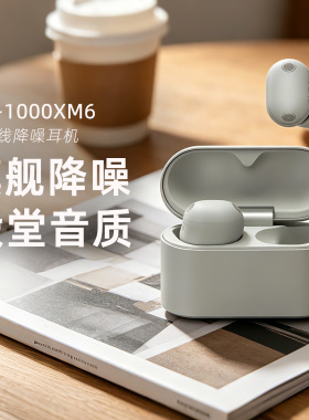 Sony/索尼 WF-1000XM6真无线蓝牙耳机主动降噪高音质长续航入耳式