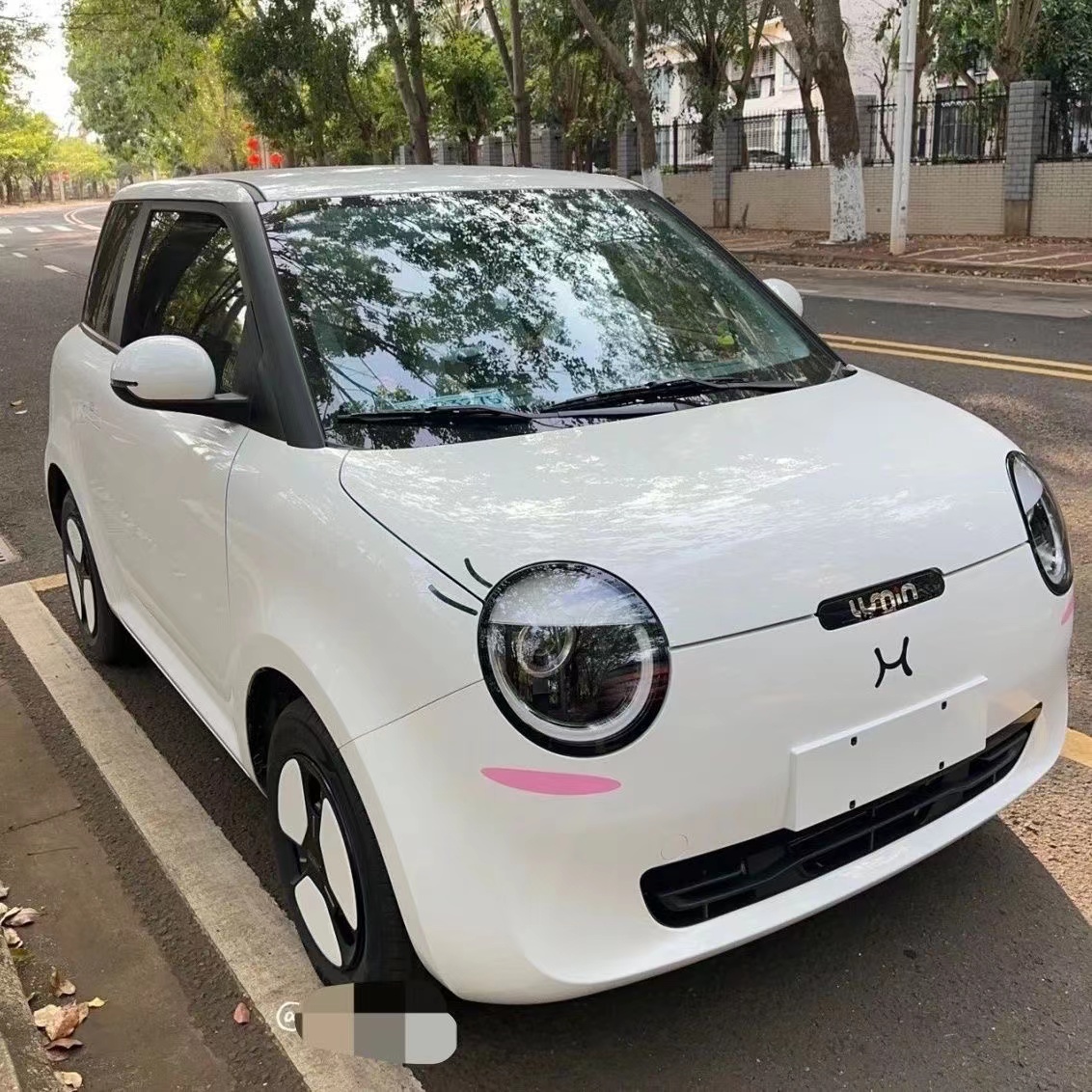 长安糯玉米五菱宏光MINIGB库洛米腮红车身贴奇瑞冰淇淋科莱威拉花