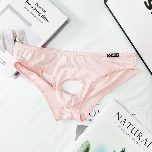 DOMEUP男三角内裤前后镂空性感