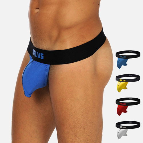 丁字男无带内裤ORLVS棉囊袋低腰