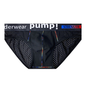 underwear pump 男三角内裤 Men 网孔 透气薄性感低腰潮流运动青年