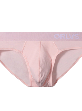 ORLVS男三角内裤莫代尔柔软舒适薄低腰性感纯色简约时尚运动青年