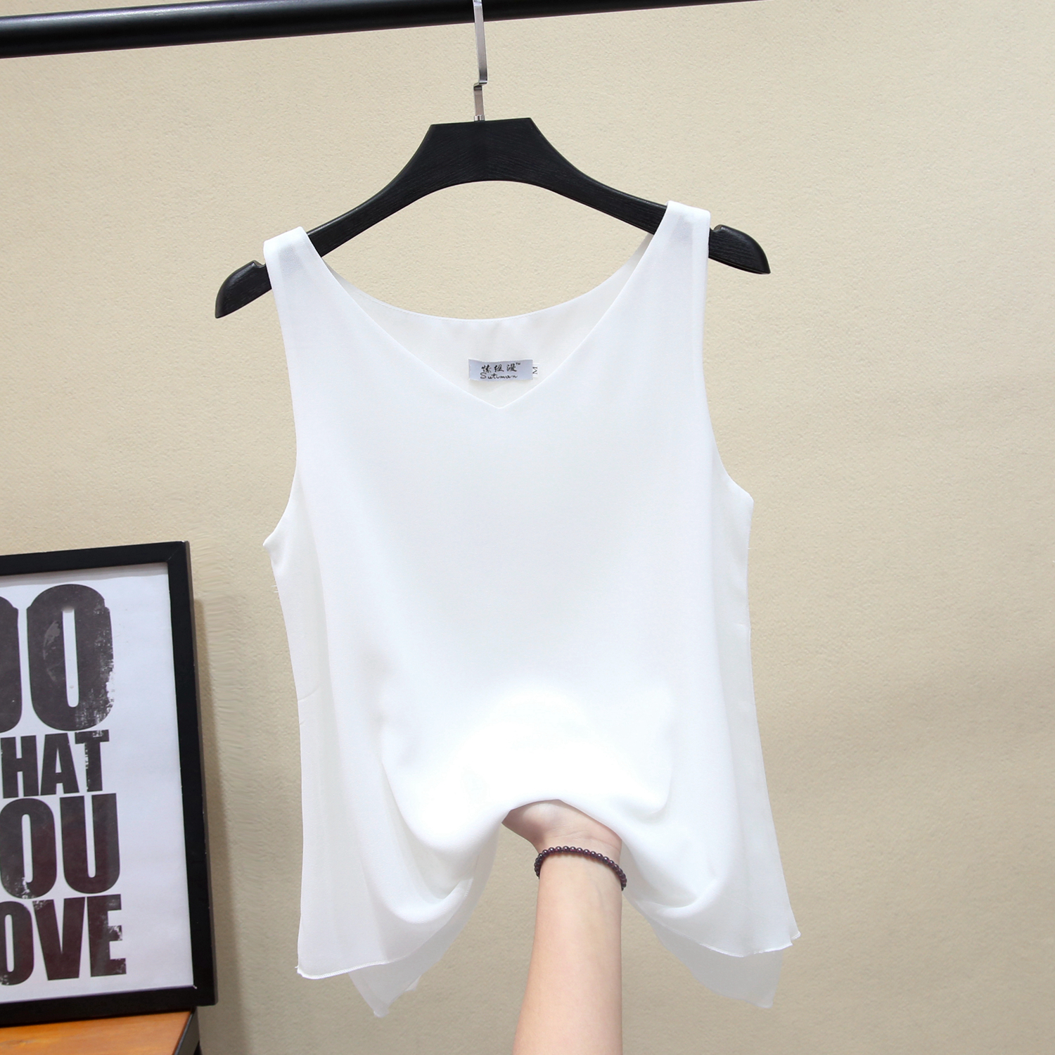 雪纺衫上衣背心