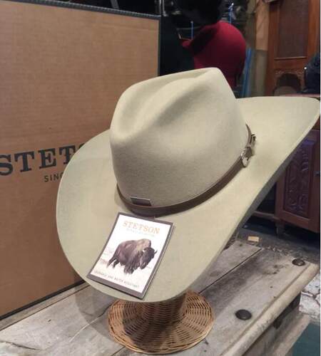骑士帽STETSON美国牛仔帽草原帽