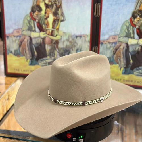 美国Stetson羊毛呢6X毡帽牛仔帽