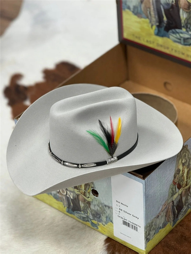 stetson西部牛仔帽复古大檐卷边