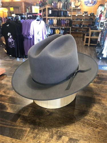 STETSON爵士礼帽海狸毛6X牛仔帽