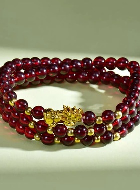 新中式手链多圈简约貔貅手串ZD0643