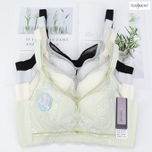 媛柔内衣女无钢圈超薄聚拢收副乳调整型性感防走光文胸罩3363B杯