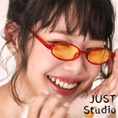 椭圆墨镜Y2K日夜通用二次元 防uv400夏日遮阳户外装 饰轻偏光太阳镜