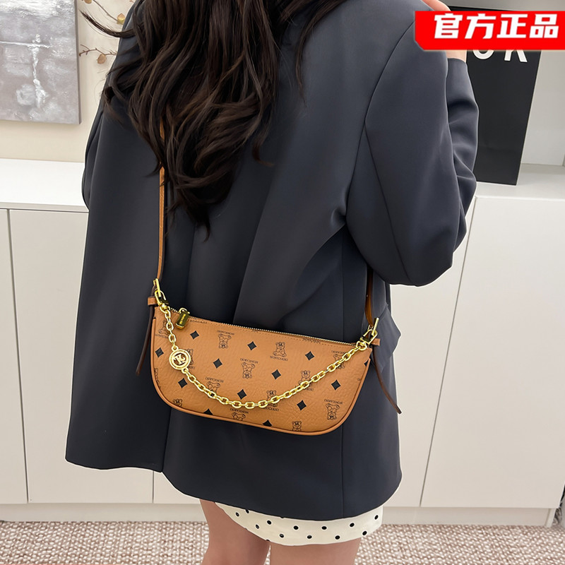 香港软皮链条包女2025新款超火百搭春夏单肩斜挎包迷你小麻将包