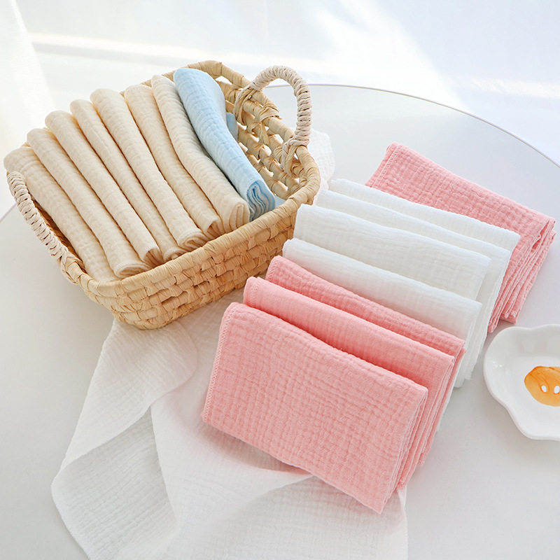 双层婴儿纯棉纱布尿布A 类全棉可洗新生儿吸水纱布宝宝尿片尿芥子