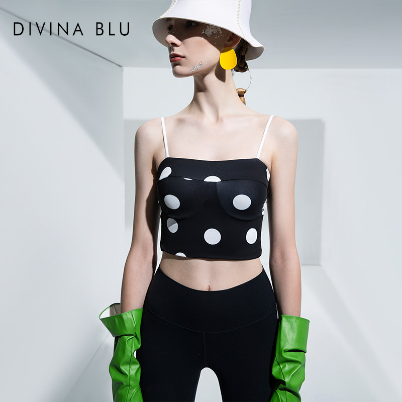 DIVINA BLU多伦多系列原点文胸美背运动内衣女跑步防震瑜伽服背心