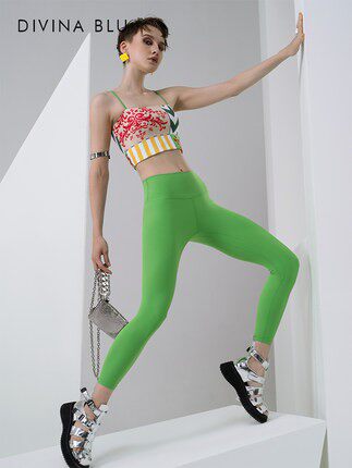 DIVINA BLU戛纳系列瑜伽文胸女士美背运动内衣跑步防震健身背心