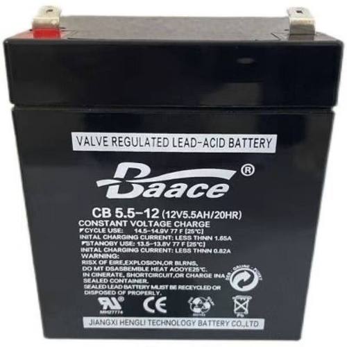 Baace蓄电池CB5-12 12V5AH/20HR恒力电池消防 电梯 音响 卷帘门用
