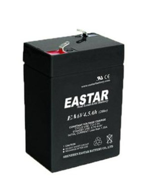 EASTAR EA6V4.5AH/20HR免维护可充电铅酸蓄电池