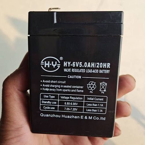 HY蓄电池 HY-6V5.0AH 电子秤电池 电子秤专用电瓶 锐箭电子秤电池