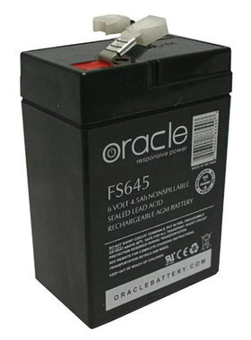 racle FS645 6VOLT4.5AH免维护可充电铅酸蓄电池