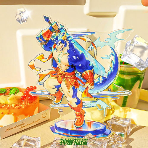 钟爱福瑞肌肉furry控筋肉兽人立牌二次元动漫游戏周边人性透明jk