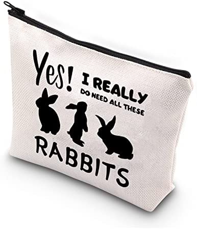 bdpwss rabbit makeup bag rabbit lover gifts bunny girl birth