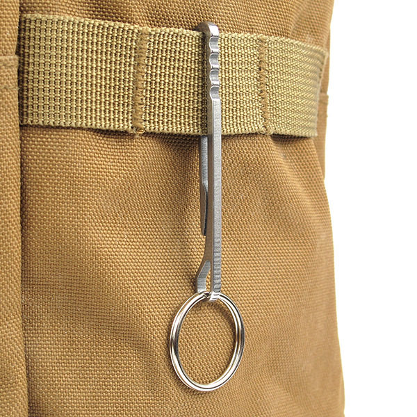 响尾蛇夹送钥匙环户外装备edc工具钱夹钞票夹登山扣快挂装备配件