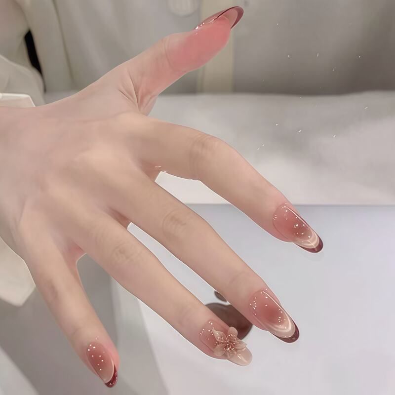 秋冬新款纯手工穿戴甲显白高级