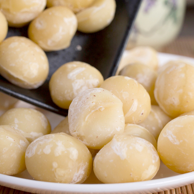 寒天糖原料 夏威夷果仁整粒500g 烘焙牛轧糖雪花酥用原味生坚果