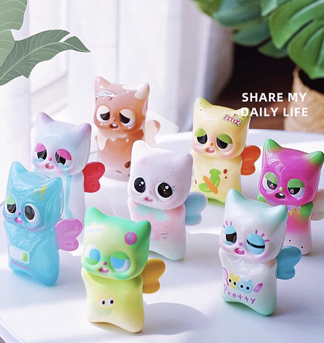 正品Mms倒倒Pitty神奇商店心灵漂流瓶艺术伪装盲盒手办生日礼物女