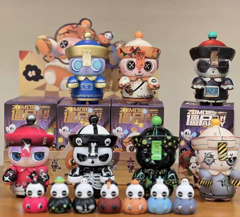 【确认款】正品僵尸派对万圣节盲盒可爱摆件潮玩具公仔手办礼物