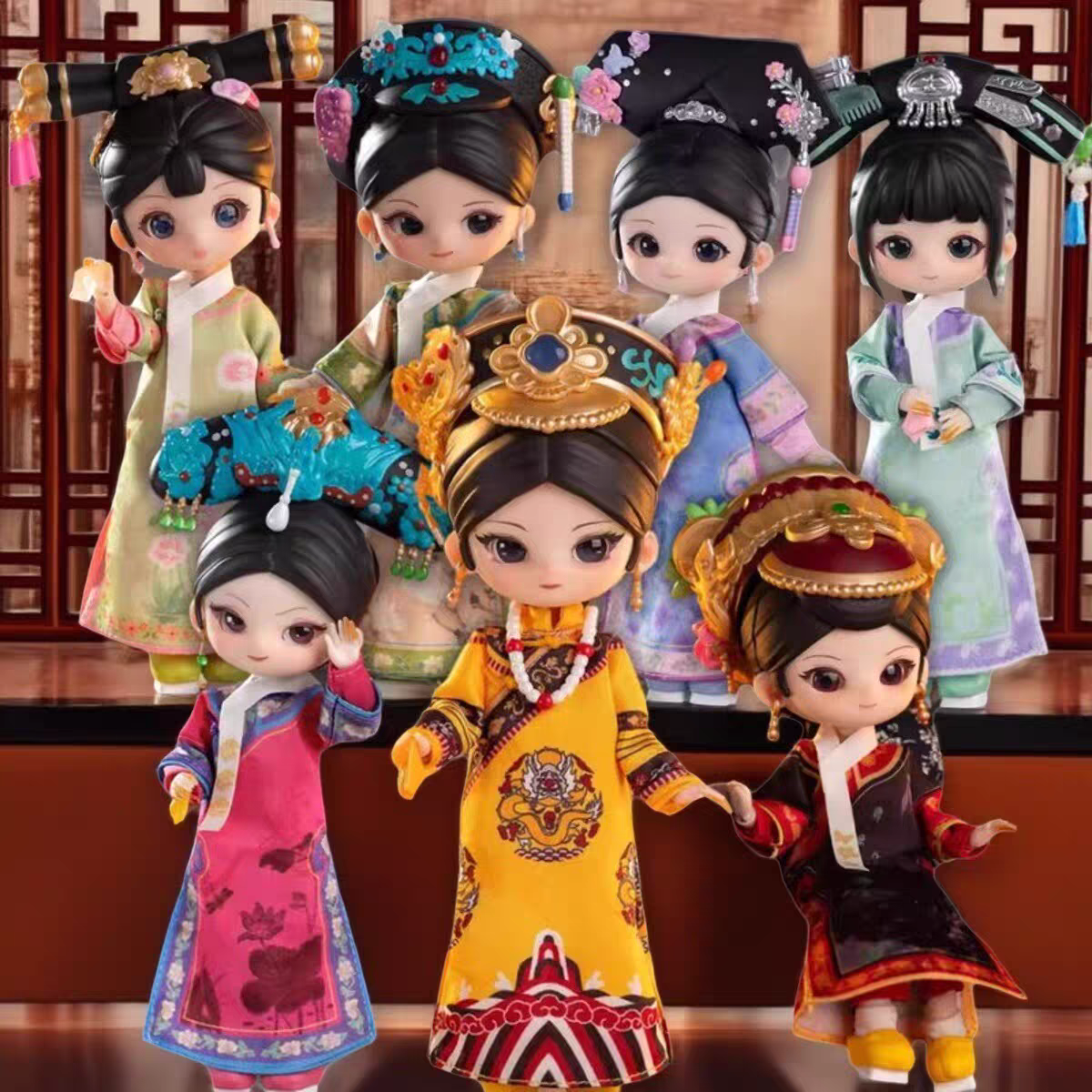 【确认款】正品SIMONTOYS甄嬛传BJD盲盒12分关节可动人偶摆件手办