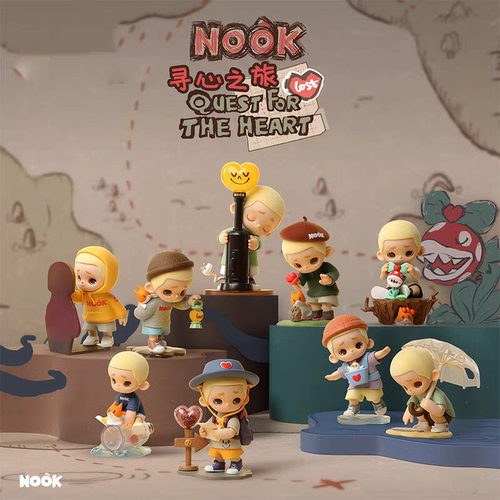 正品nook四代寻心之旅盲盒公仔桌面摆件玩具手办可爱女孩生日礼物