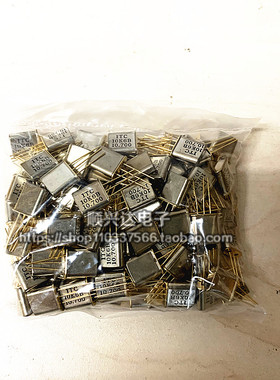 10.700MHZ 单片晶体滤波器10K6B HC-49T 3dB 3KHZ +-7.5KHZ 10.7M